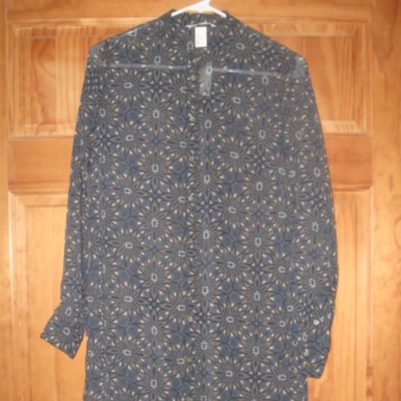 H&M Long Sleeve Button Up Dress - Picture 1 of 4